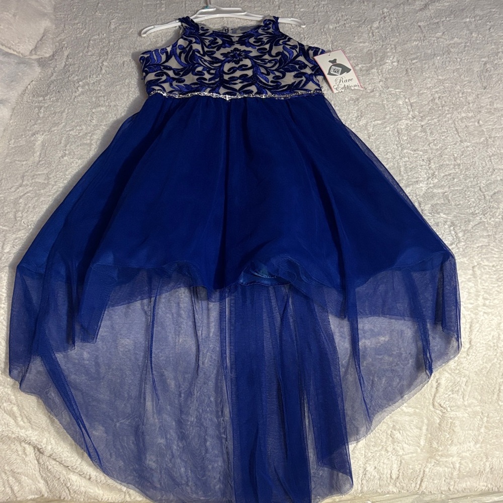 Rare Editions Royal Blue Formal Kids Dress